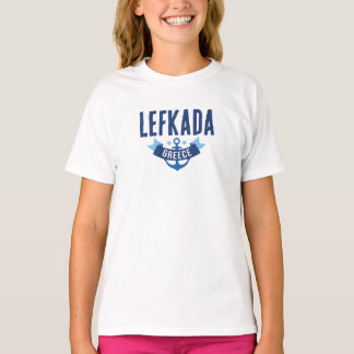 Lefkada Greece kids girls t-shirts