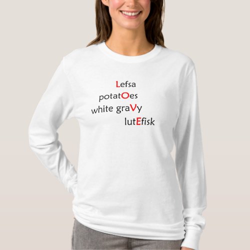 Lefsa LOVE long sleeve shirt