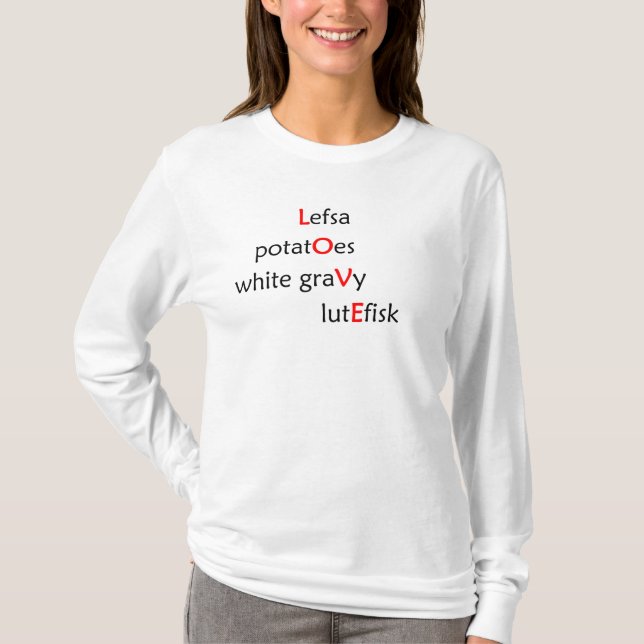 Lefsa LOVE long sleeve shirt (Front)