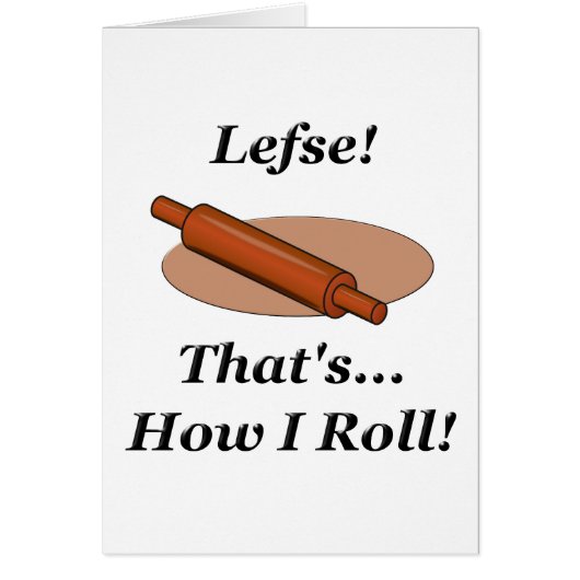 Lefse How I Roll Cards (Front)