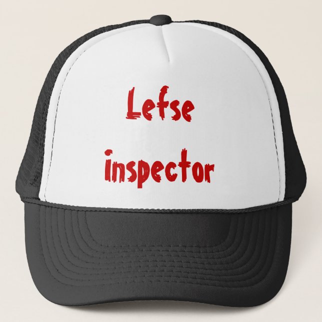 Lefse Inspector Trucker Hat (Front)