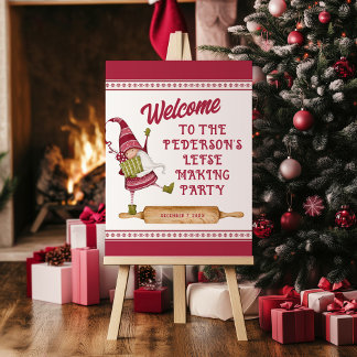 Lefse Making Party Holiday Party Foam Board