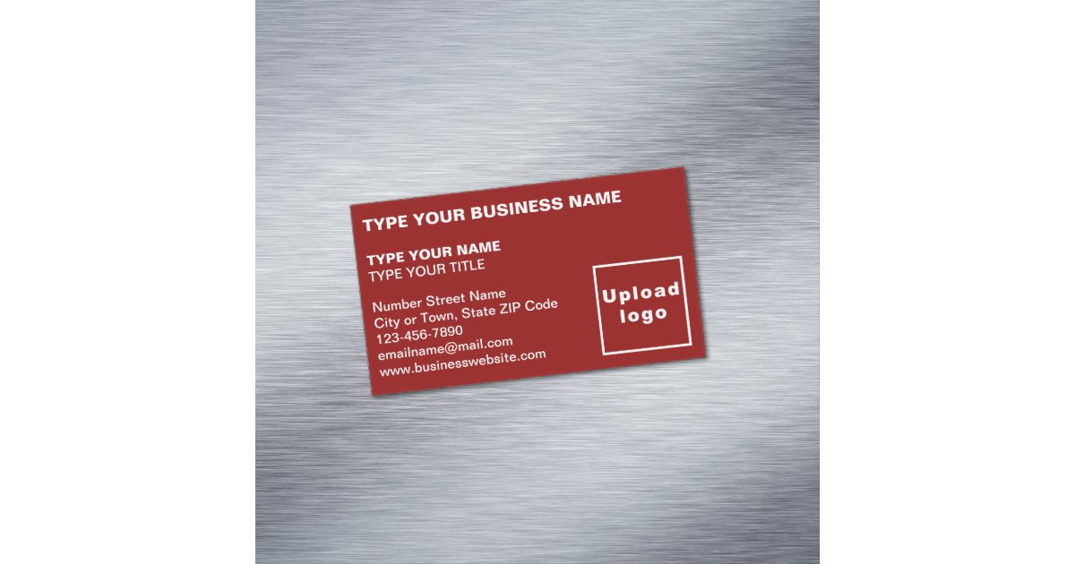 Modern Handyman Business Card Magnets