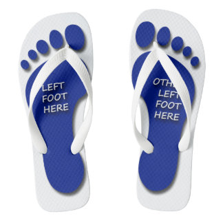 Left and Other Left Foot Flip Flops