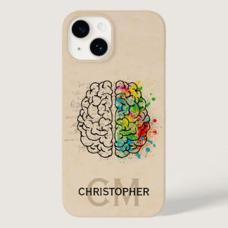 Left And Right Human Brain Personalize Case-Mate iPhone 14 Case
