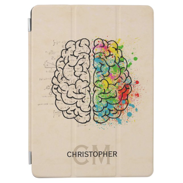 Left And Right Human Brain Personalize iPad Air Cover (Front)