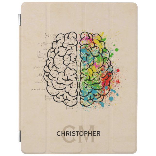 Left And Right Human Brain Personalize iPad Air Cover (Front)