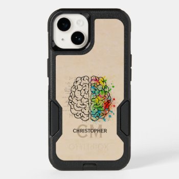 Left And Right Human Brain Personalize Otterbox Iphone 14 Case by ironydesignphotos at Zazzle