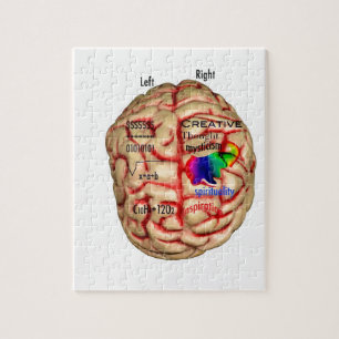 Left and Right Side of Brain Jigsaw Puzzle