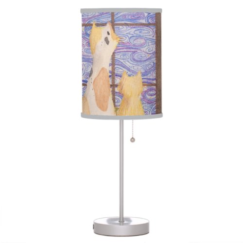 Left Behind Lampshade Table Lamp