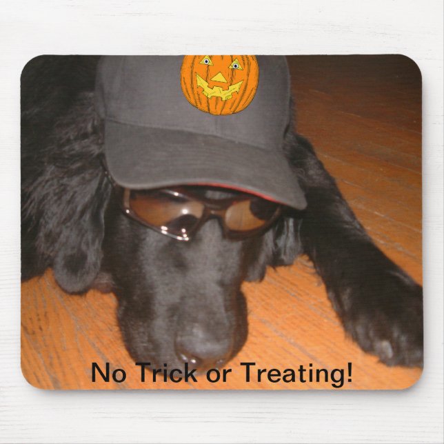 Left Behind This Halloween Mouse Pad (Front)