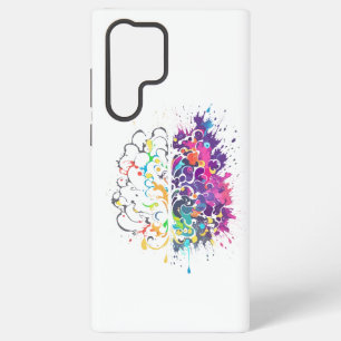 Left Brain vs Right Brain Creative Artwork Samsung Galaxy S22 Ultra Case