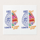 Left Brained Right Brained Funny Pi (Outside Unfolded)
