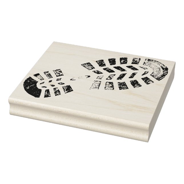 Left Foot Footprint Design Stamp (Stamp)