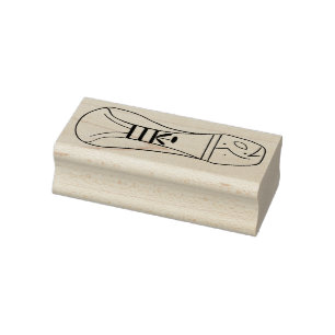 Left Footprint of extraterrestrial rubber stamp