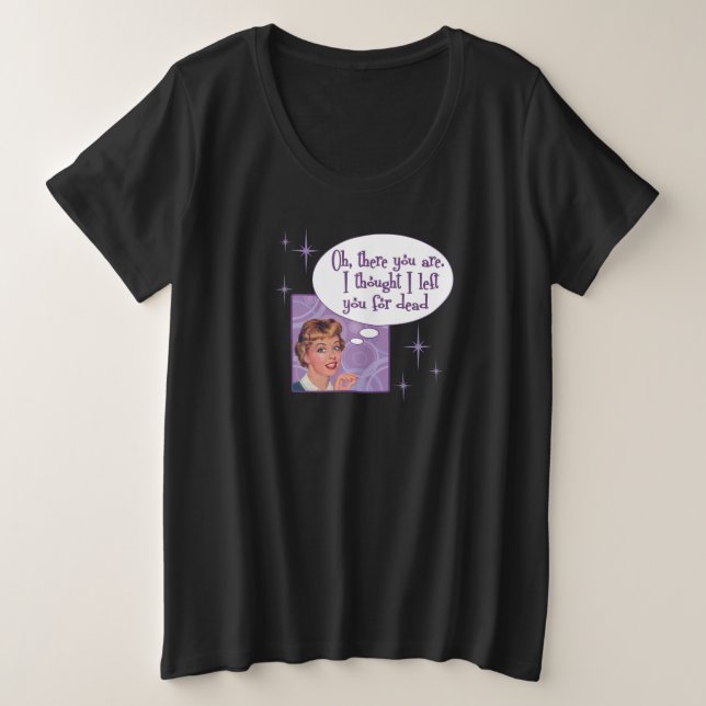 Left for Dead! Plus sized T-shirt (Design Front)