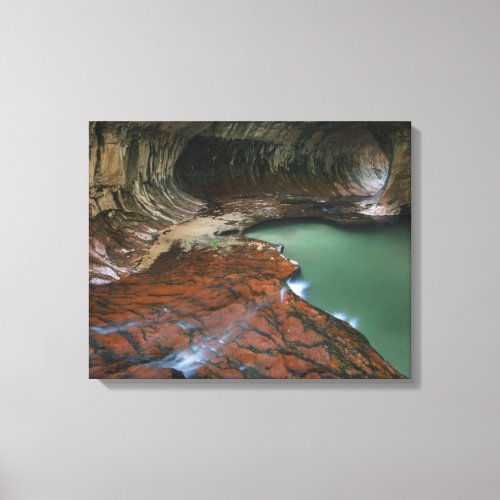 Left Fork  Zion National Park Utah Canvas Print