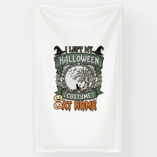 Left Halloween Costume Home Tree Cat Pumpkins_1 Banner