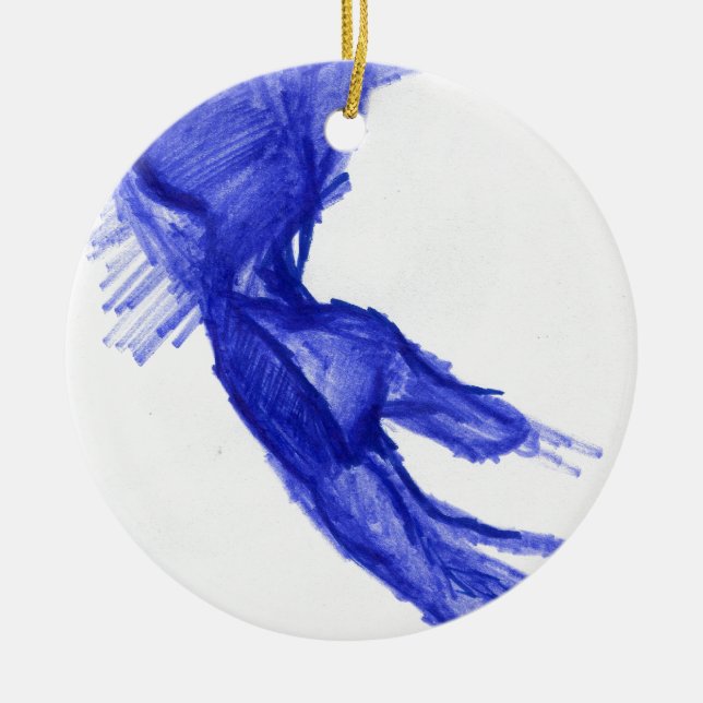 Left Hand of Expression Ceramic Ornament (Front)
