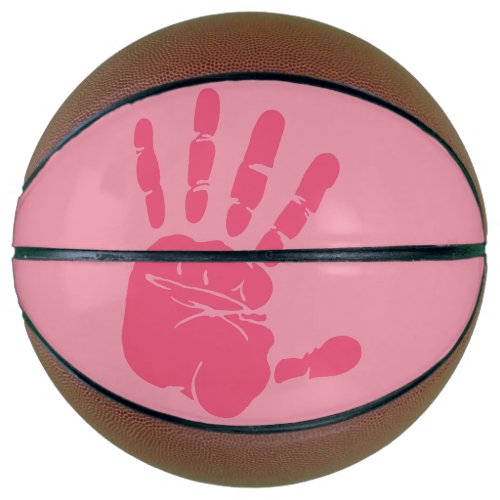 Left Hand Pink Basketball