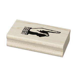 Left Hand with Lace Rubber Stamp