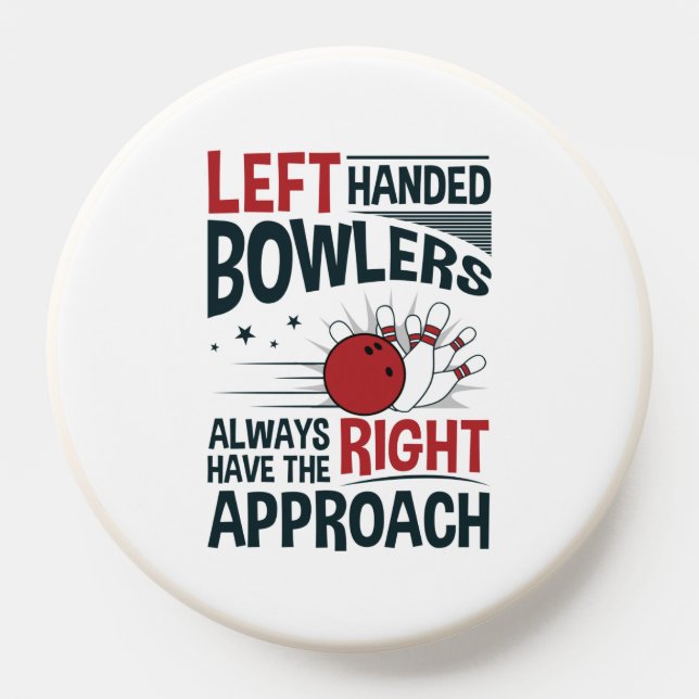 Left Handed Bowlers Bowler Right Approach Lefty PopSocket (Popsocket)