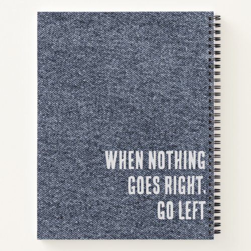 Left_Handed Clever Masculin Notebook