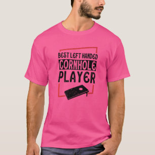 Left Handed Cornhole Player Vintage T-Shirt