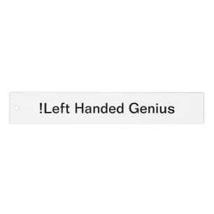! Left Handed Genius Ruler
