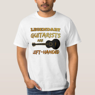 Left Handed Guitarist Lefty Legendary Guitar T-Shirt