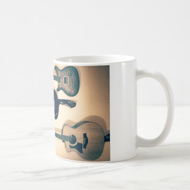 Left-handed guitars coffee mug (Right)