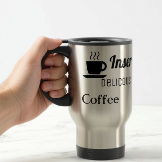 Left-Handed Insert Delicous Coffee