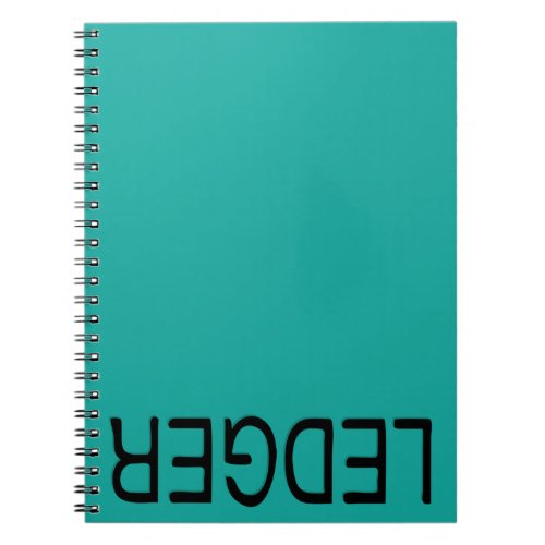 Left Handed Ledger Book