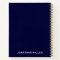 Left-Handed Navy Blue and White Personalized Name