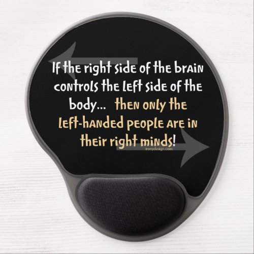 Left_handed people gel mouse pad