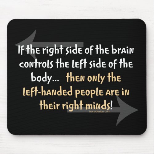 Left_handed people mouse pad
