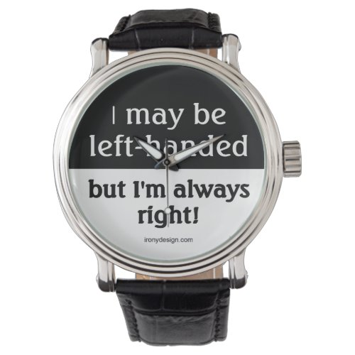 Left_handed people watch