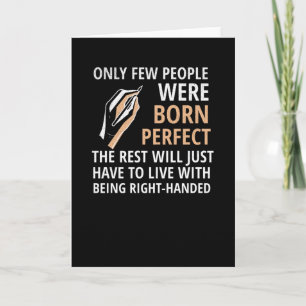 Left Handed Person Gifts Proud Lefty Left Hander Card
