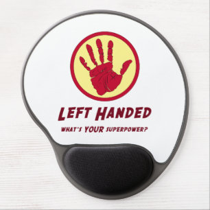Left Handed Super Power Gel Mouse Pad