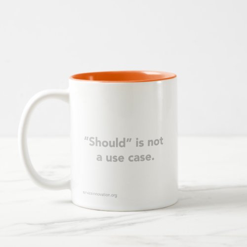 Left Handed Use Case Reminder Mug