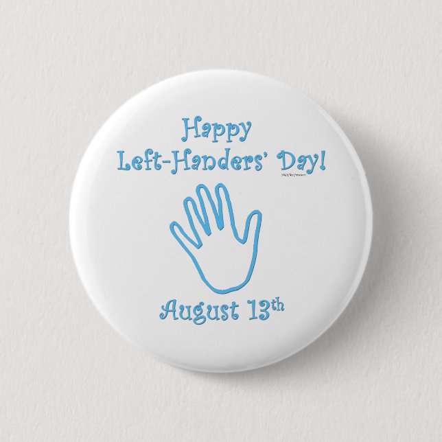 Left Handers Day Button (Front)