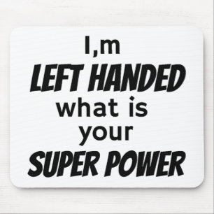 Left Hander's Mouse Pad