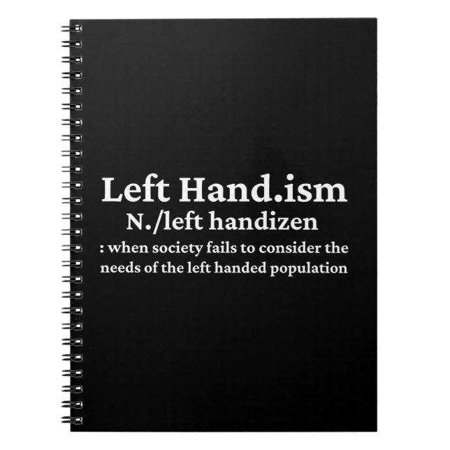 Left Hander's Notebook (Front)