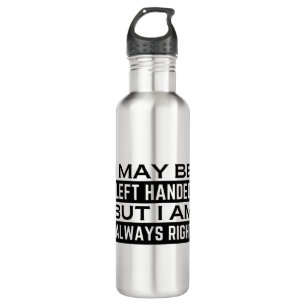 Left Hander's Stainless Steel Water Bottle