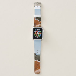 Left human hand apple watch band