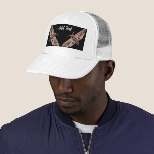 Left Right Butterfly image print Add Text_Cap Cool Trucker Hat