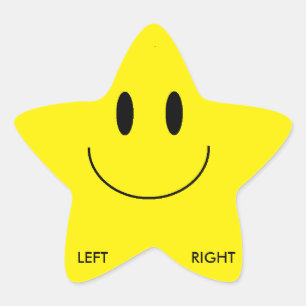 Left/Right Shoe Stickers (Star)