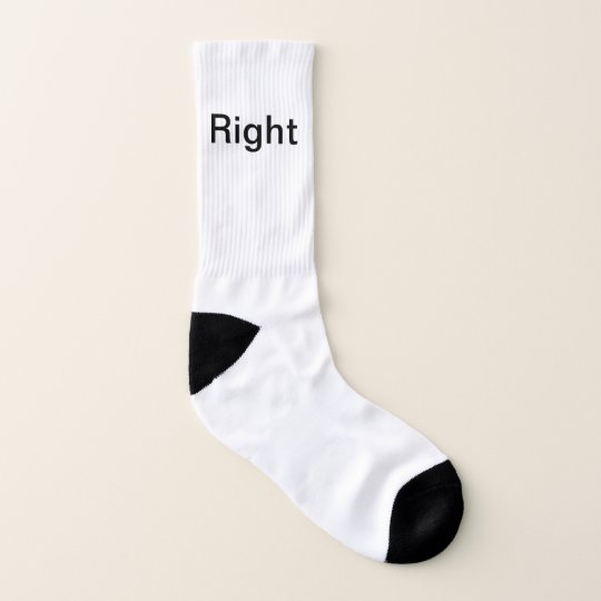 left right socks