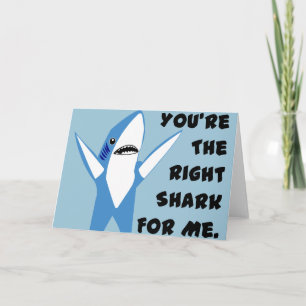 Left Shark Dancing Valentine Holiday Card