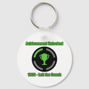 Left the Couch - Achievement Unlocked Keychain